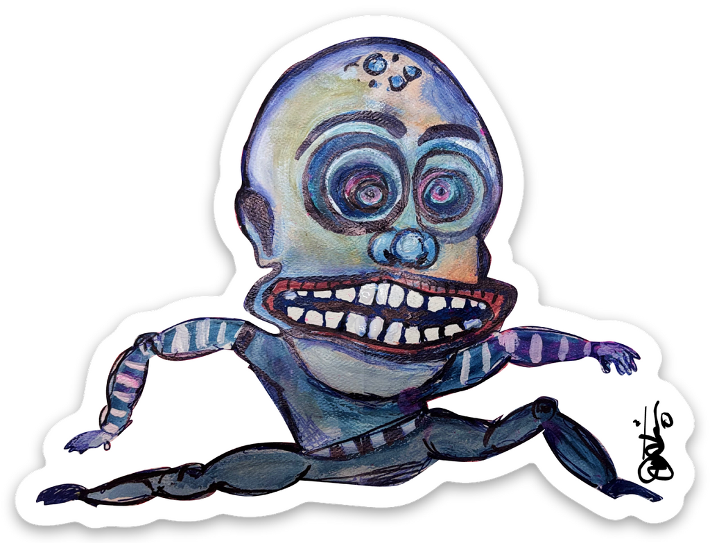 J Barton Art Stickers