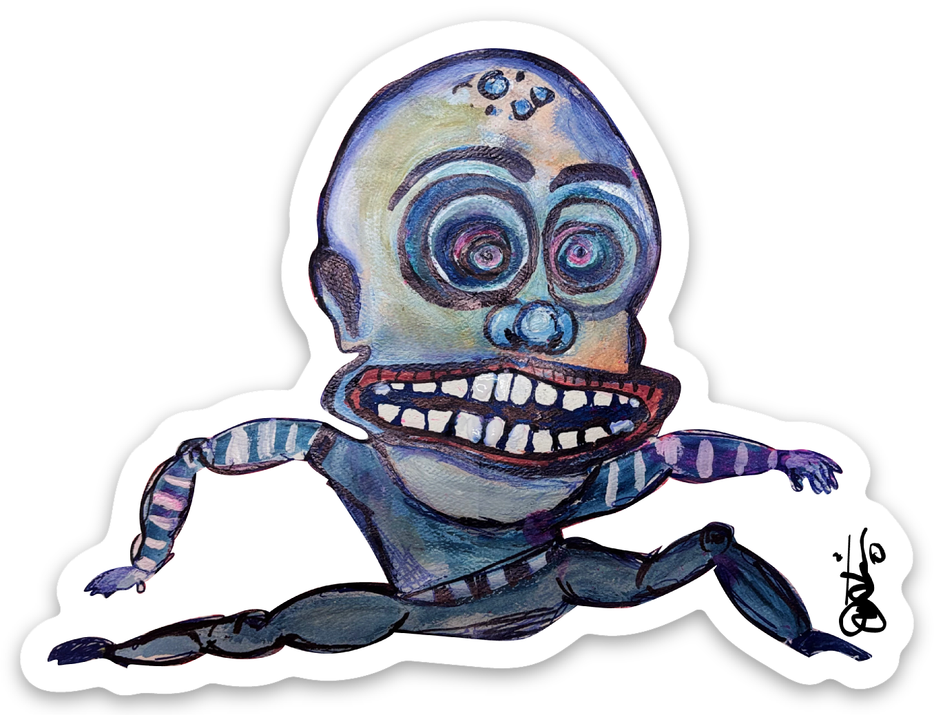 J Barton Art Stickers