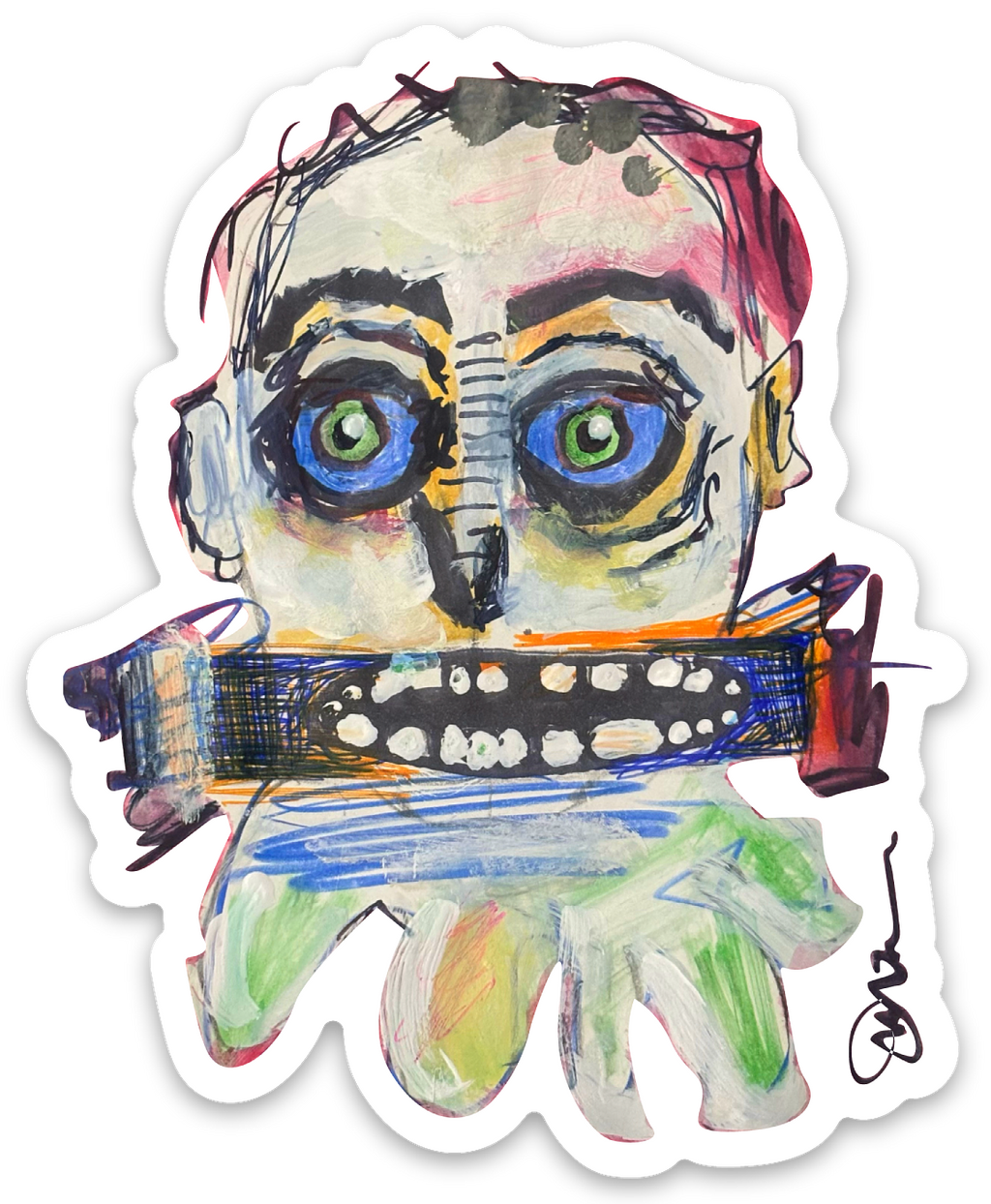 J Barton Art Stickers