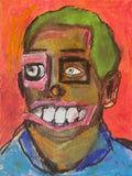 “Borrowed Eyes”— Original Mixed Media Portrait
